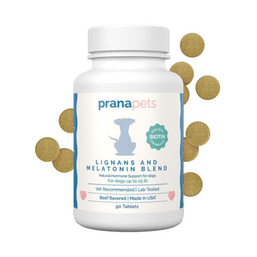 Lignans and Melatonin Blend for Dogs with Biotin